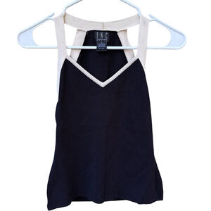 Y2K 2000’s INC‎ Cropped Tank Top Size S Black